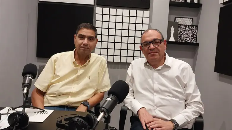 Rabbi Shai Piron and Dudu Saada