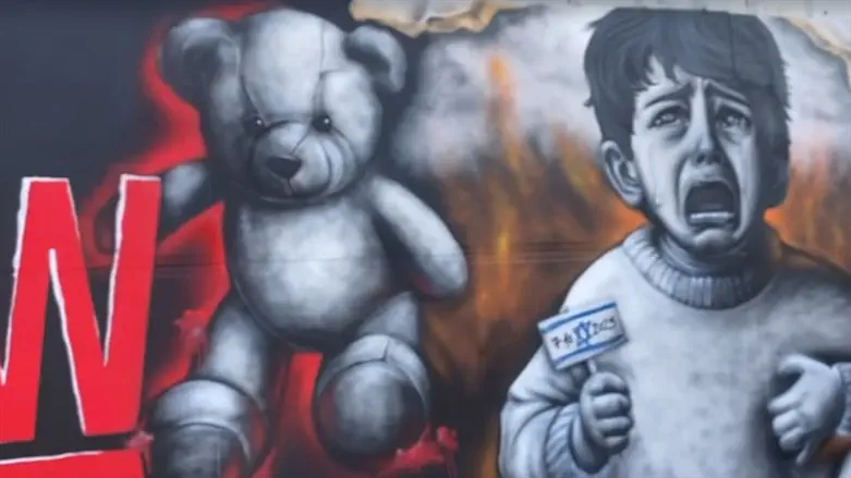 Return the hostages grafitti