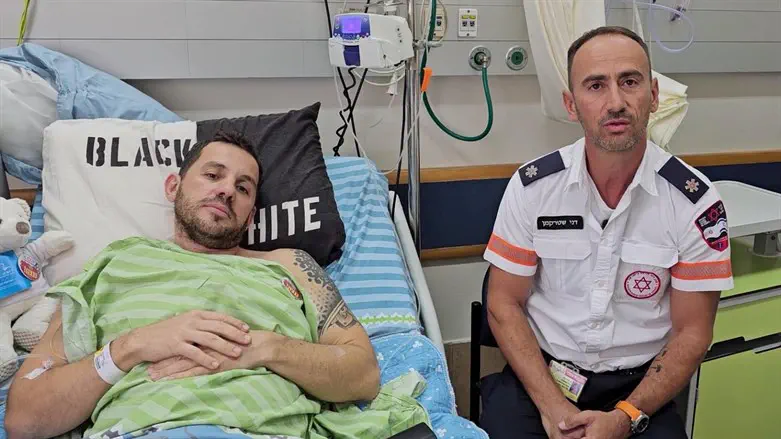 דני שטרקמן (מימין) ופטר לסניק קורובוב