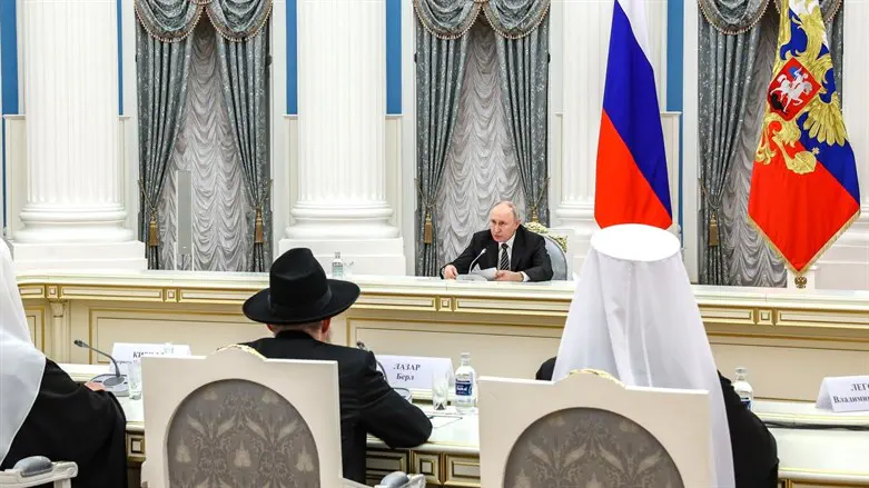 פוטין והרב לזר