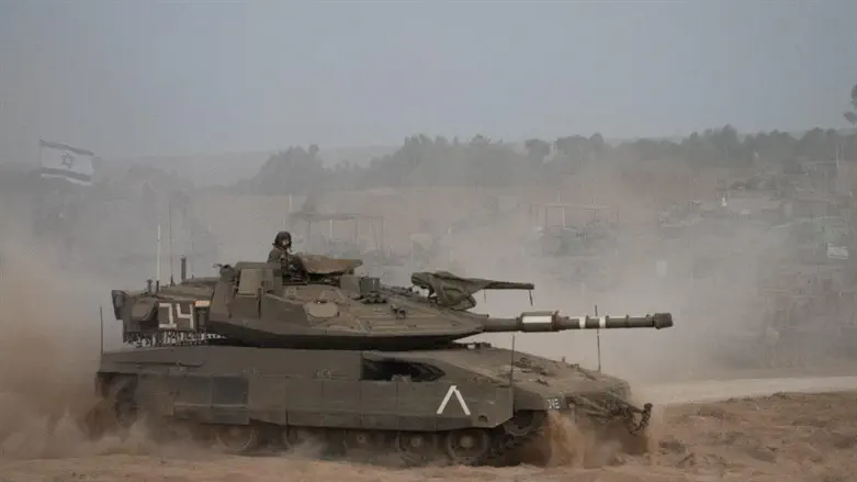 כוחות צה"ל בכניסה לעזה