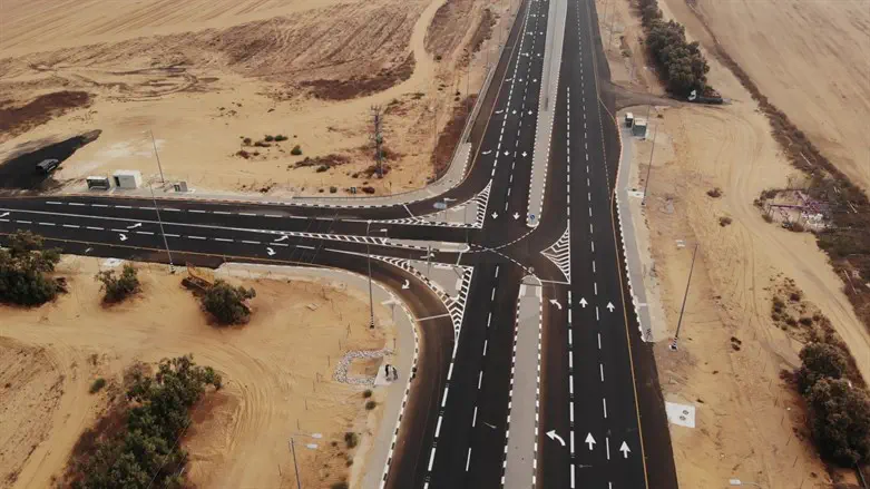 הדמיית הכביש