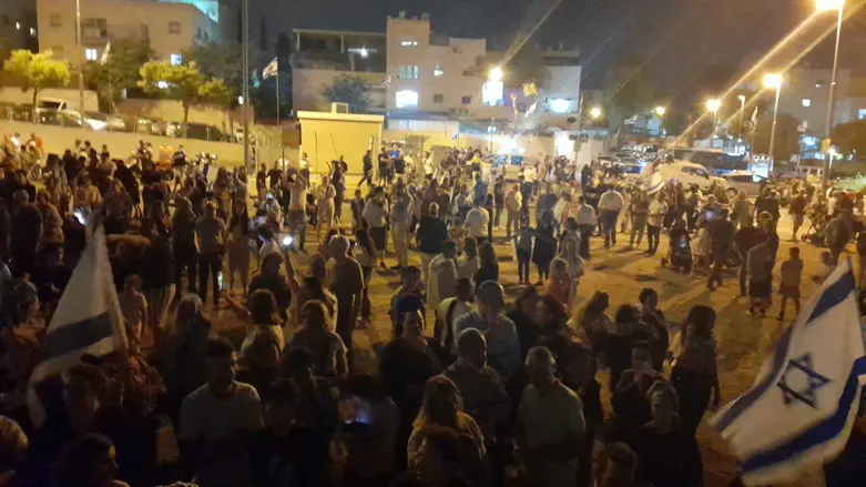 הפגנה בפסגת זאב