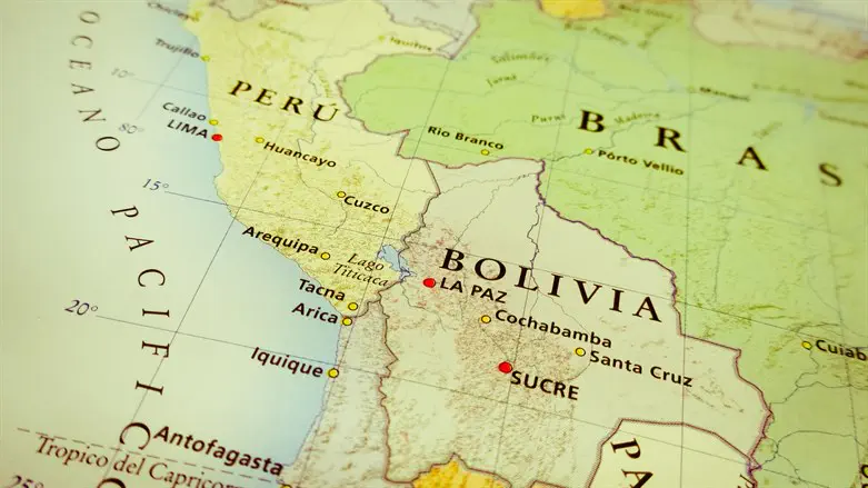 Боливия на карте