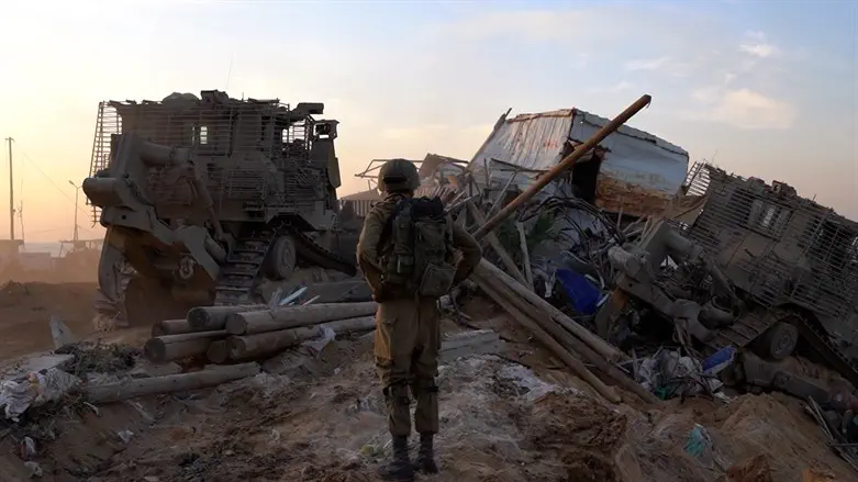IDF combat engineers in Gaza