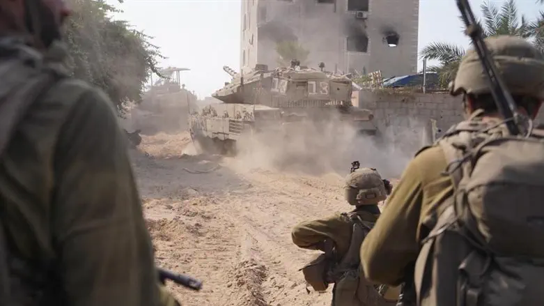 Солдаты ЦАХАЛ в секторе Газы. Иллюстрация