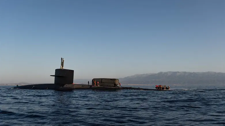 הצוללת הגרעינית ששלחה ארה"ב לאזור המזרח התיכון