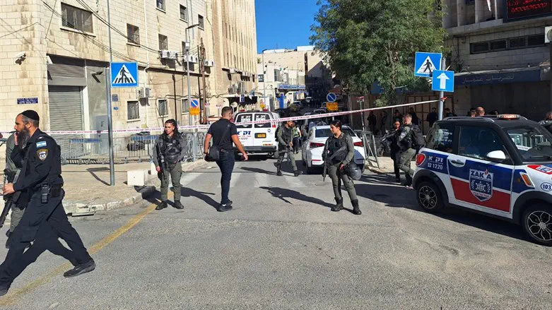 На месте теракта в Иерусалиме 