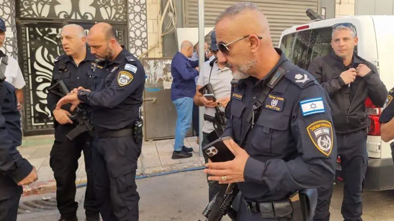 Место теракта в Иерусалиме