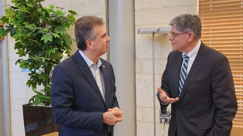 Eli Cohen with Jack Lew