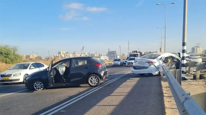 זירת התאונה