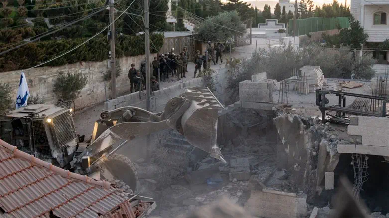 demolition of terrorists' home