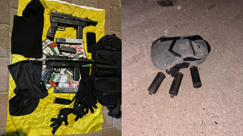 חלק מהציוד שנתפס