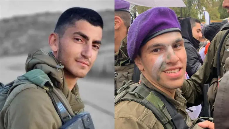 סמ"ר שי ארוס וסמ"ר איתי יהודה