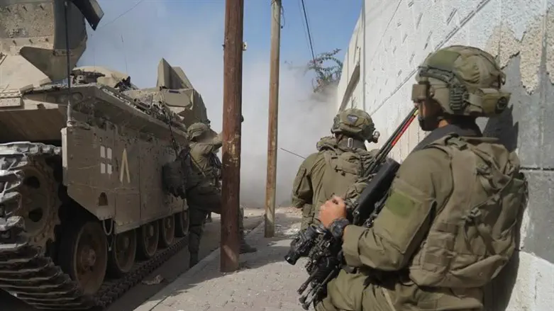 IDF soldiers in the Gaza Strip