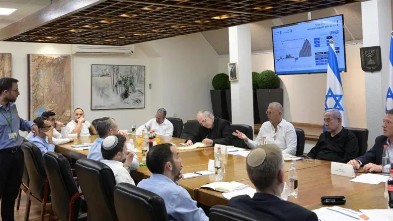 הפגישה על התקציב בצל המלחמה