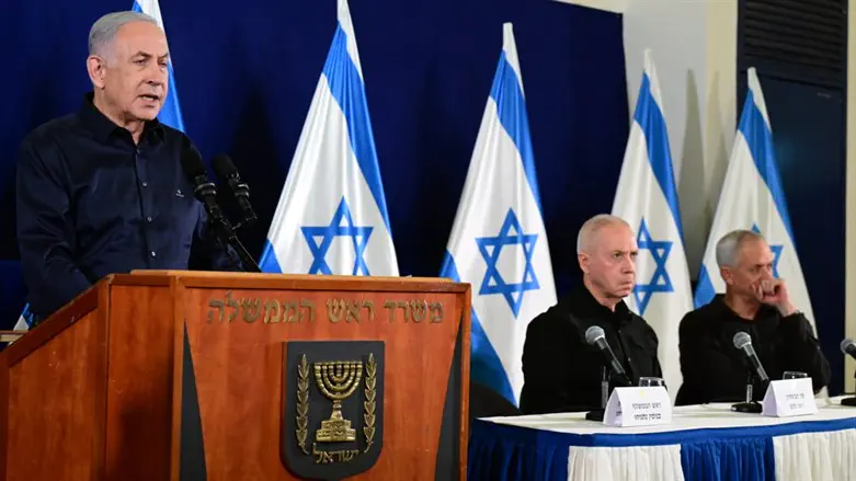 נתניהו, גלנט וגנץ