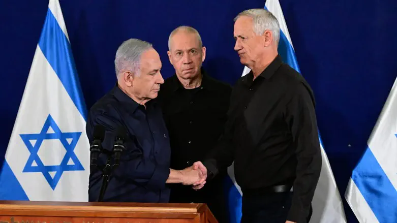 Netanyahu, Gallant and Gantz