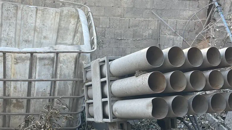 קני השיגור שאותרו בעזה