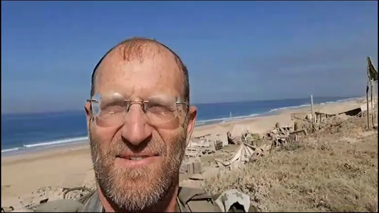 Раввин Йоэль Рахель в Газе