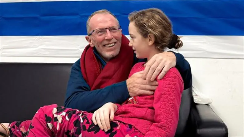 Emily Hand reunites with her father