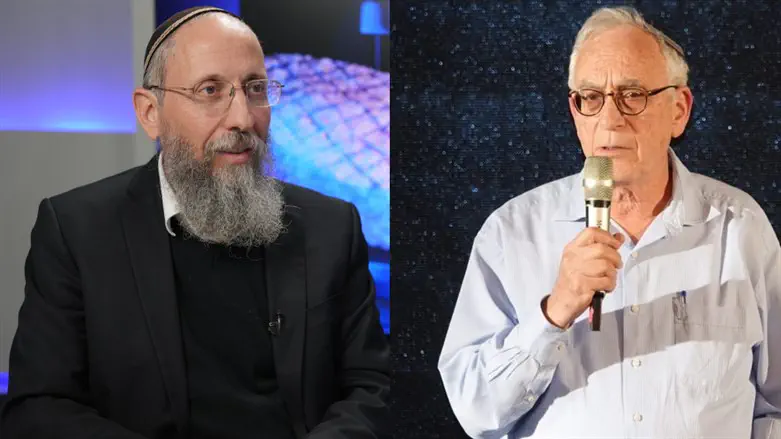 הד"ר מתי ארליכמן והרב צבי רימון