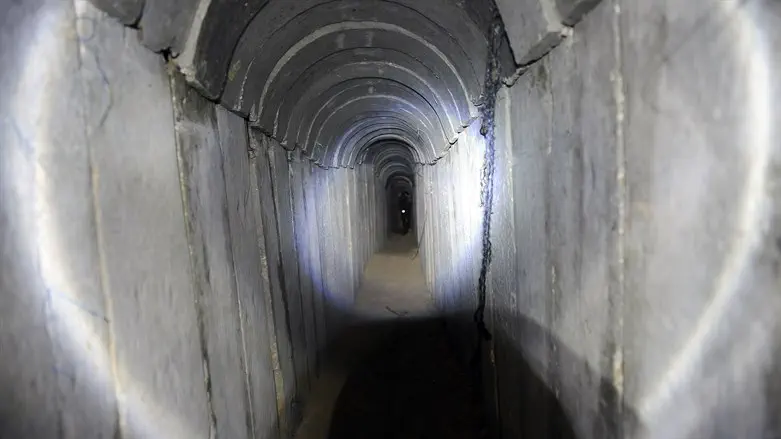 Hamas terror tunnel (illustrative)