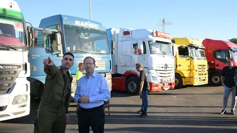 President Herzog near the border