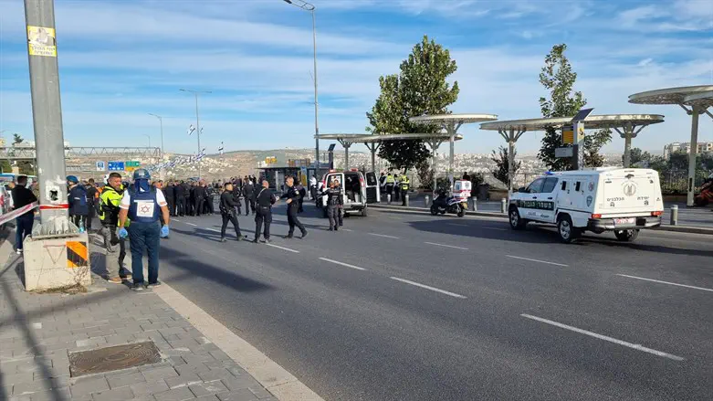Scene of Jerusalem shooting attack