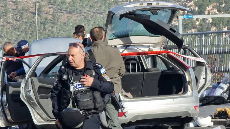 Scene of the Jerusalem terror attack