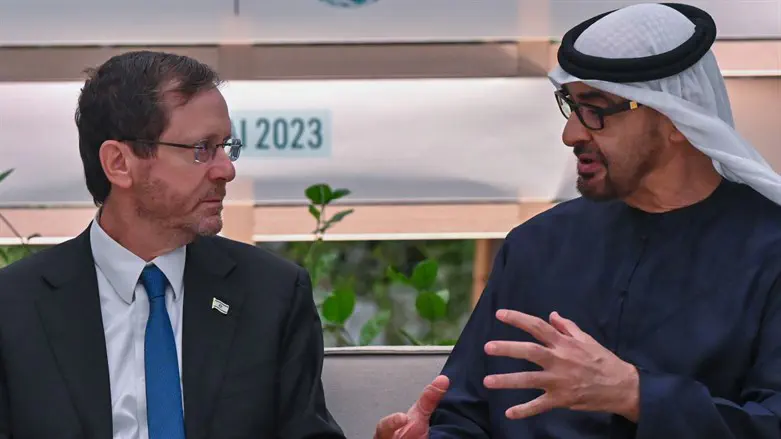 President Herzog and Sheikh Mohamed bin Zayed