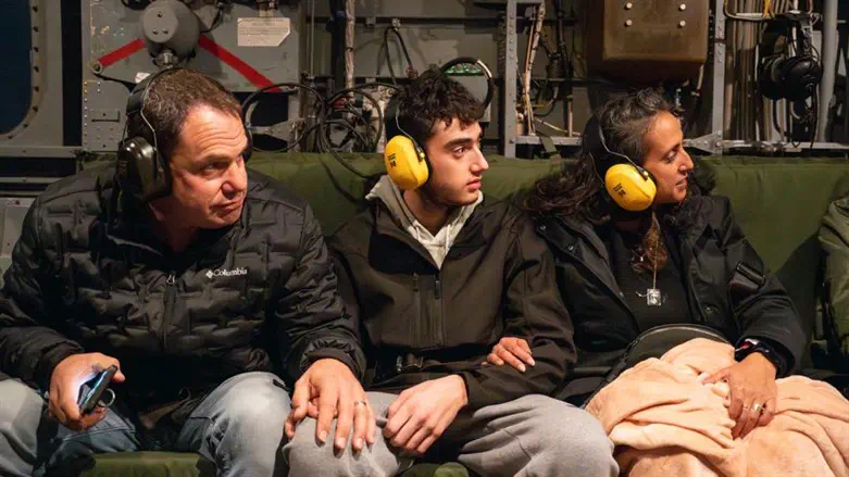 Ofir Engel and his parents