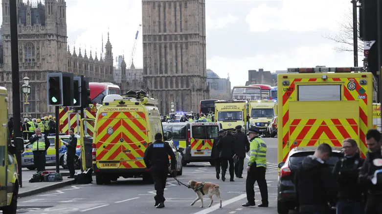 Место теракта в Лондоне (архив)