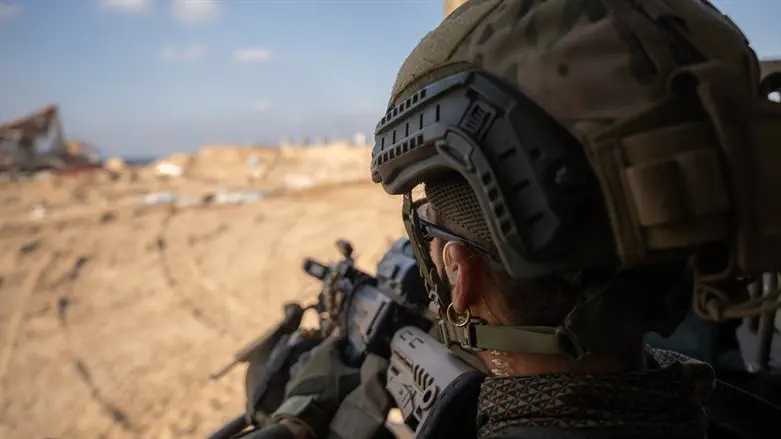 Боец ЦАХАЛ в секторе Газы. Иллюстрация