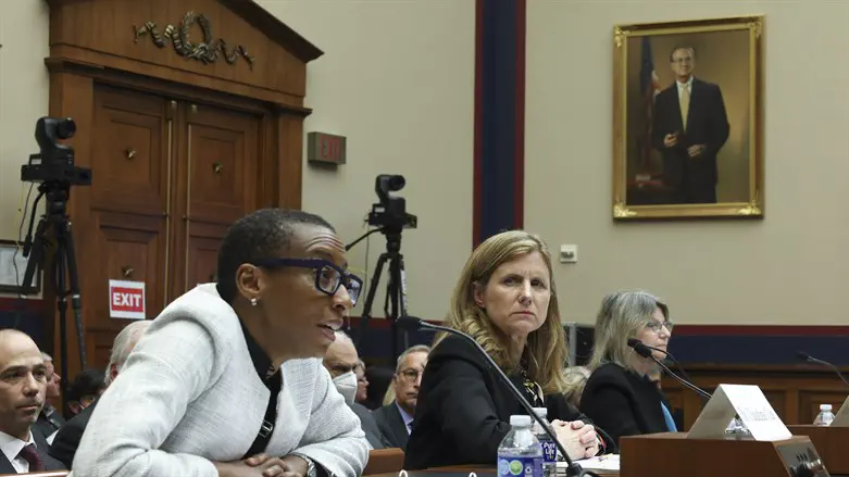 Harvard's Claudine Gay, U of Pennsylvania's Liz Magill, and MIT's Sally Kornbluth testify
