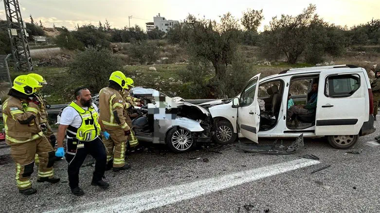 זירת התאונה