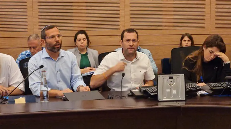 Даган и Ганц на заседании финансовой комиссии