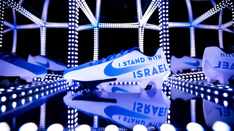 The cleats worn by Greg Joseph as part of the NFL's "My Cause, My Cleats" campaign.