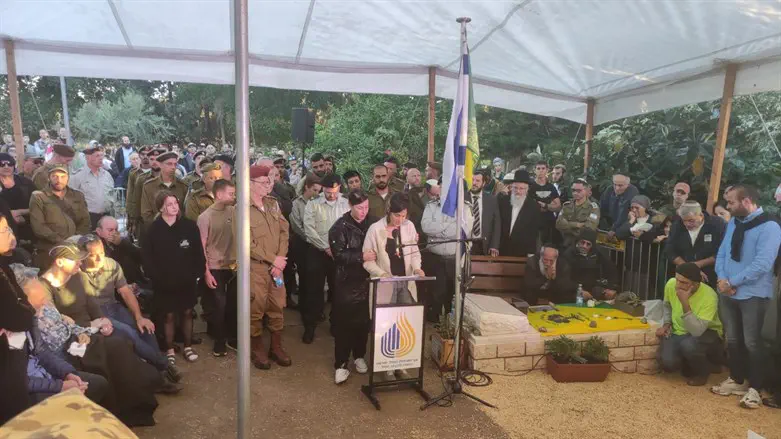 funeral of Col. Itzhak Ben Basat