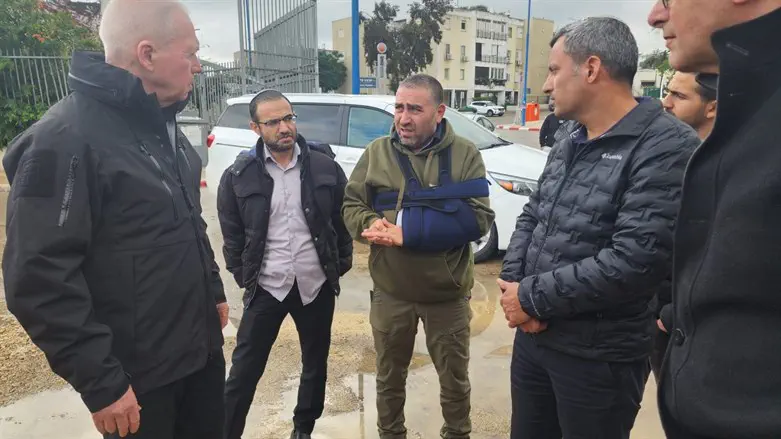 Йоав Галант в Сдероте