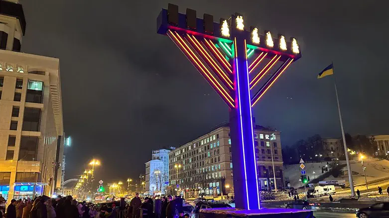 Europe's largest Menorah