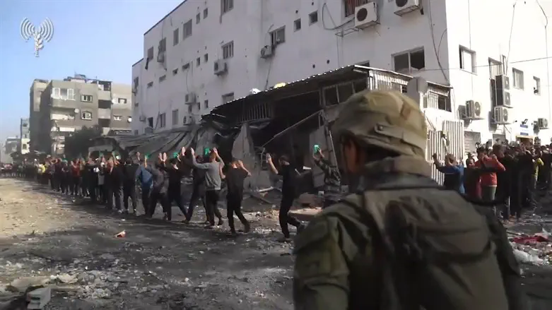 מעצר מחבלים בעזה. ארכיון