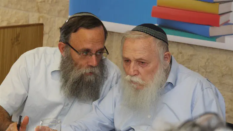 הרב גודמן עם הרב דרוקמן