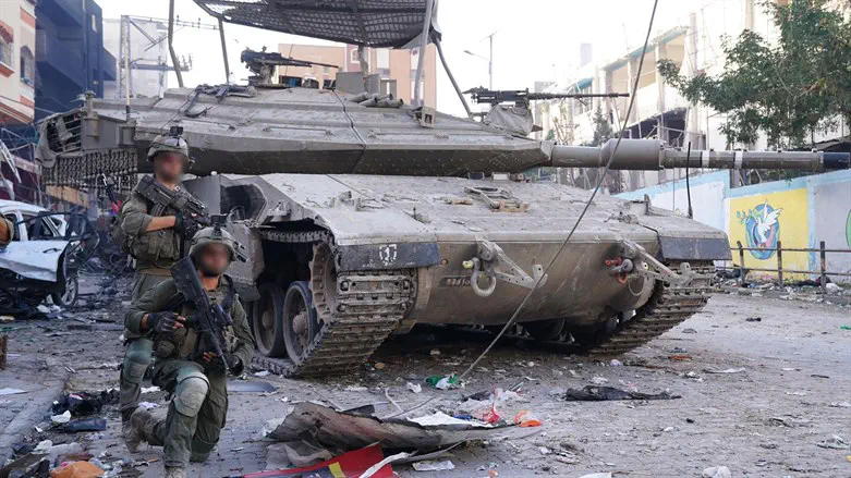 IDF forces in Gaza
