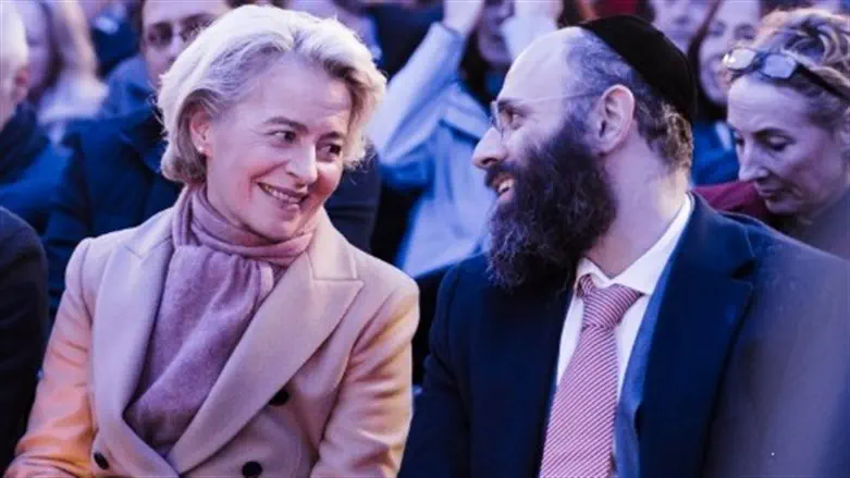 הרב מרגולין ונשיאת הנציבות האירופית