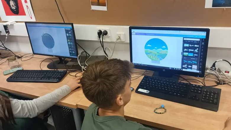 Students design the logo