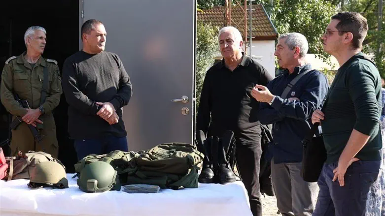 ציוד כיתות הכוננות בעוטף עזה