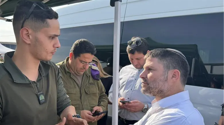 השר סמוטריץ' בדרום