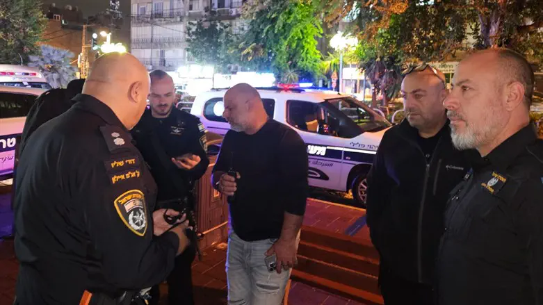 זירת האירוע בחולון