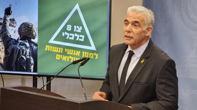 Yair Lapid presents economic plan